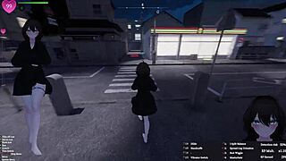 manaka's secret flashing in residential area
