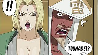 Tsunade drowning in debt trades big tits and ass for massive interracial cock relief?