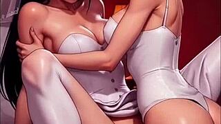 Cenas de sexo Helen Parr x Violet Parr parte 2 gerado por IA