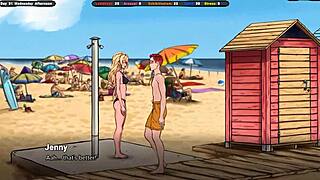 landlord teaches innocent jenny passionate kissing