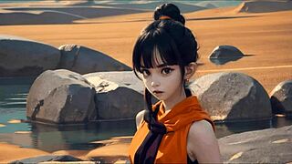 Chi-Chi In Dragon Ball: Brunette Beauty Gets Facial Surprise