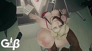 Mercy sucking monster cocks in Overwatch? Watch her best scenes now!