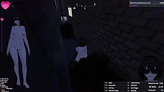 manaka's secret flashing in residential area