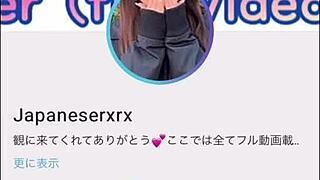 Yukata girl masturbates to erection