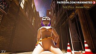 raven vs eromancer in nude cowgirl riding on cock in sfm