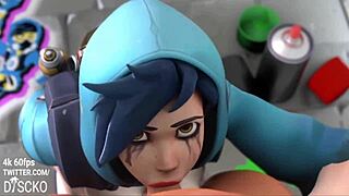 Overwatch Compilation Featuring Various Characters in Animated Scenes from Episodes 32, 23, 02, and 21.