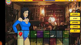 Hg Girl Big City Old Hentai Game: Wonder Woman Diana Anal Lick Parody Action