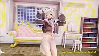 Fuwamoco's Sensual Dance Sparks Deep Emotional 3D Hololive Hentai Thrill