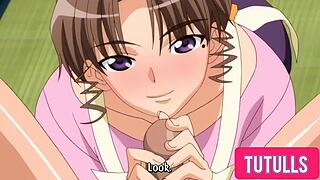 stepmom catches you stroking that cock in hentai??