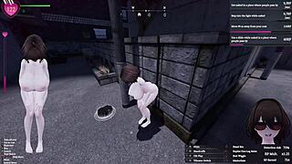 manaka's secret flashing in residential area