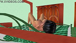 i crave watching that tattooed cutie masturbate her pussy with a banana in the temple