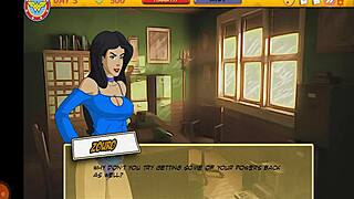 Hg Girl Big City Old Hentai Game: Wonder Woman Diana Anal Lick Parody Action