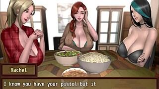 Goth Zombie Wakes Him Deepthroat Monster Cock Milf Tit Assault!