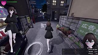 manaka's secret flashing in residential area