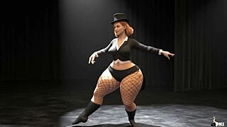 whoa check duk ez's jiggling huge ass and tits dance moves!