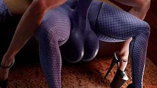 big breasted trans loba widowmaker slays thicc cocks cowgirl style compilation