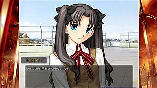 fate stay night realta nua day 5 part 2 hides massive cock ass tits gameplay español anime hentai