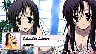 Anime Girls in Bikini Tease at Ecchi Sanctuary Contest