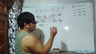 Nerdy student solves teacher's erotic bedroom equation