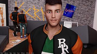 yo giants, you ready for this curvy mature with huge tits and monster cock in the frat house cleanup scene?