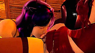 sharlea and glyssha's succubus tongues dive deep into wet pussies