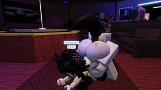 Stressed amigo gets big ass relief from horny roblox condo girl