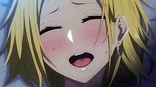 Big tits anime hangout turns steamy hentai tease