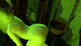 Hot Blonde Slut Roughly Sucks Grey Old Man's Huge Cock With Fat Tits Bouncing