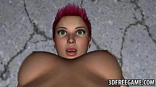 redhead lesbian babe moans as wet pussy gets licked deep