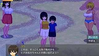 Summer time hentai game gallery big ass tits boob bounce overload