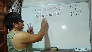 Nerdy student solves teacher's erotic bedroom equation