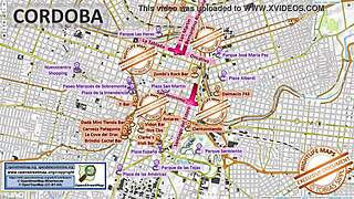 argentina cordoba street maps reveal massage parlours and freelance prostitutes