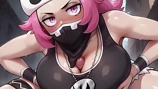 pokemon grunt girl hen ai hides naughty secrets anime temptation unfolds