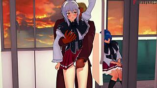 xenovia sucks best friend's boyfriend in see-through ntr hentai full movie madness