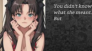 faygrey rin tohsaka turns me into obedient girlfriend teaching cock handling joi