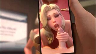 Craving Overwatch 183 compilation with Mercy Azur Lane anime blasts?