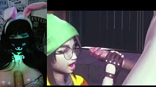 imagine this big tits goth bbw watching valorant rule 34 hentai compilation