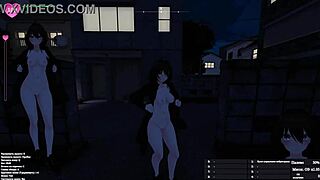 Exhibitionist girl opens coat flashing big tits and ass on public street