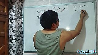 Nerdy student solves teacher's erotic bedroom equation