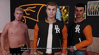 yo giants, you ready for this curvy mature with huge tits and monster cock in the frat house cleanup scene?