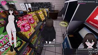 i can't stop now... public grocery store masturbation spirals into wild 3d hentai gangbang chaos