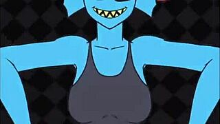 Undyne's Intense Ride on Monster Cock Fuels Deep Emotional Furry Hentai Passion