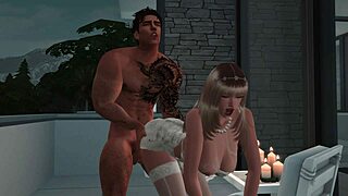 Step Brother Balcony Fuck Turns Wild and Intense