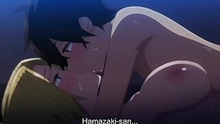 Big tits anime hangout turns steamy hentai tease