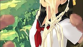 Whoa super bukkake girl blasts endless cum facials tits anime compilation frenzy