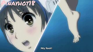 campus swimmer teens finger pussies and fuck big cocks. hentai student ass play