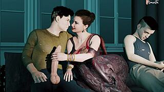 Desi Indian Stepmom Shares Bedroom Moments with Stepson's Friend