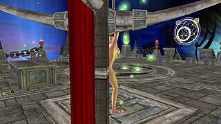 hey beautiful girl, masturbate with that bottle while tied up in the temple