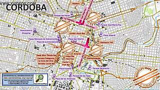 argentina cordoba street maps reveal massage parlours and freelance prostitutes