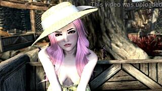 Tiny Belle babe craves monster cock hentai plunge